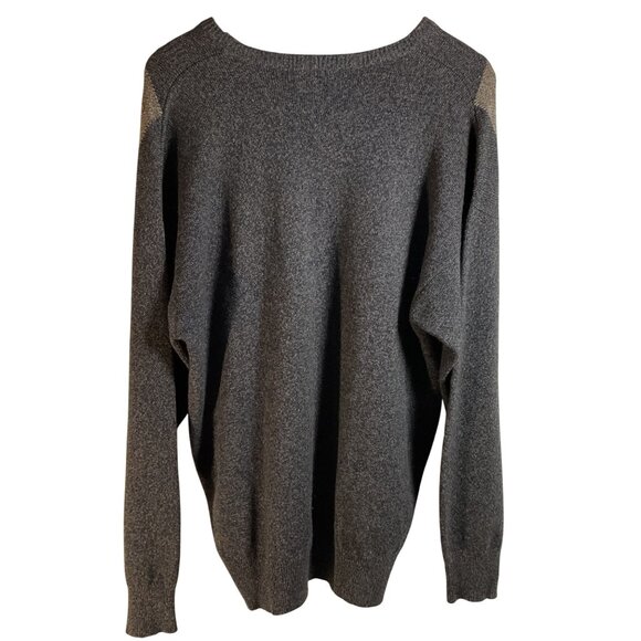 Vintage Clan Douglas Sz M 100% Cashmere Argyle Sweater Made In Scotland Oversize - Picture 4 of 5